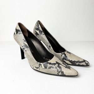 SZ 9.5 Charles David Leather Reptile snakeskin Pump